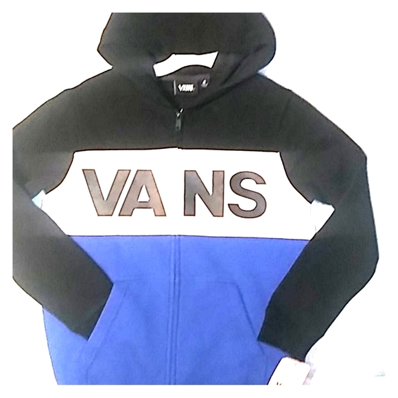 VANS ZIP UP HOODIE JACKET - Picture 1 of 3